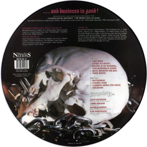 品多く Megadeth Killing Is My Business and Business Is Good! UK 洋楽